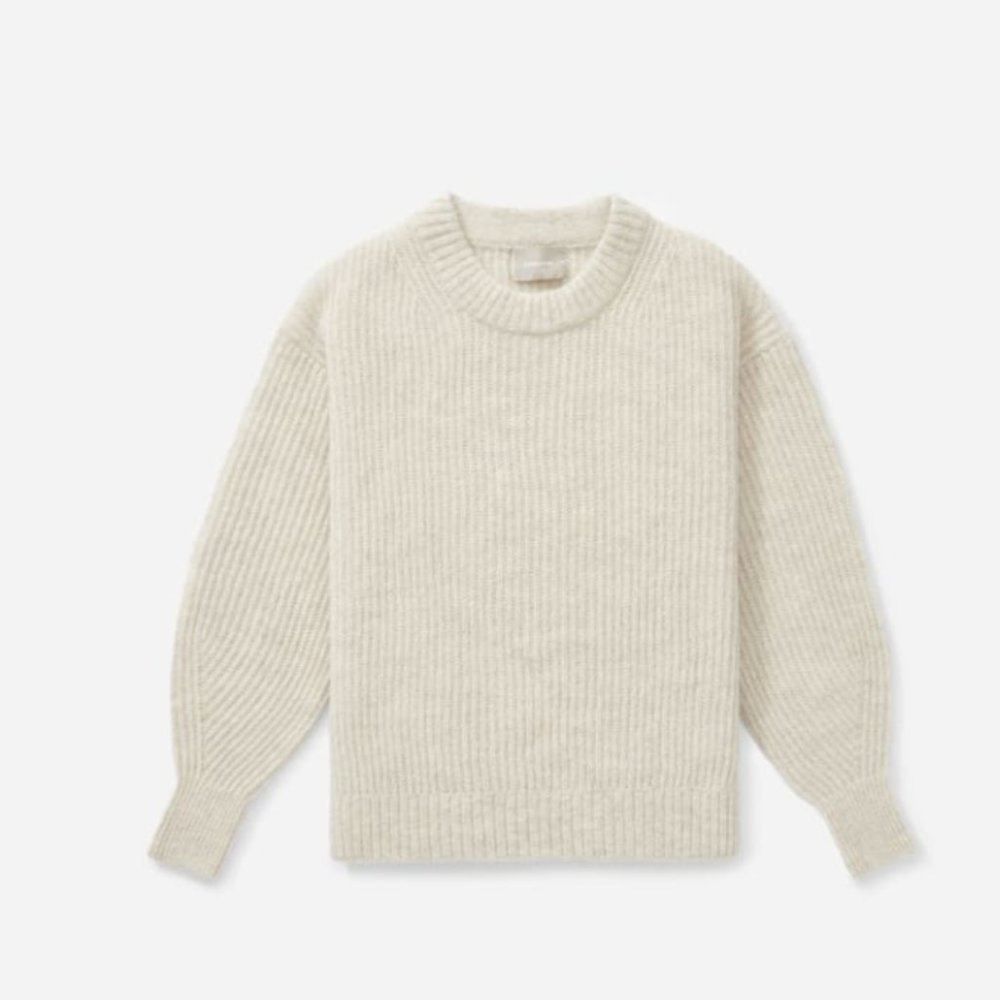 EVERLANE The Oversized Alpaca Crew